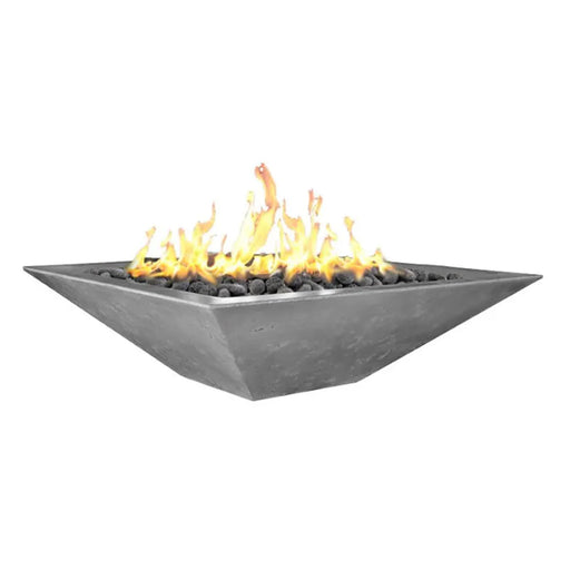 Oblique Square Fire Bowl in GFRC